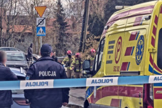 Makabryczne odkrycie przy szkole w Tychach. Na miejscu pracował prokurator