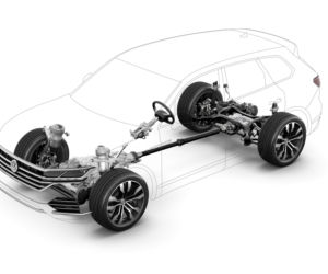 2018 Volkswagen Touareg - szczegóły konstrukcji