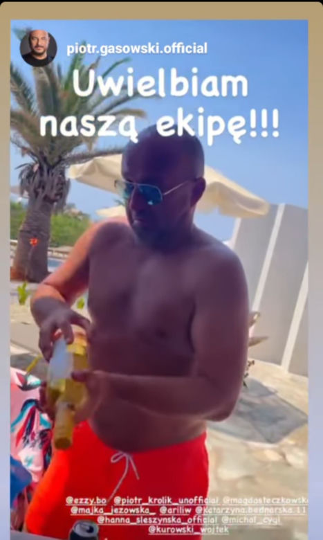 Steczkowska, Gąsowski, Jeżowska i Śleszyńska na wakacjach w Grecji