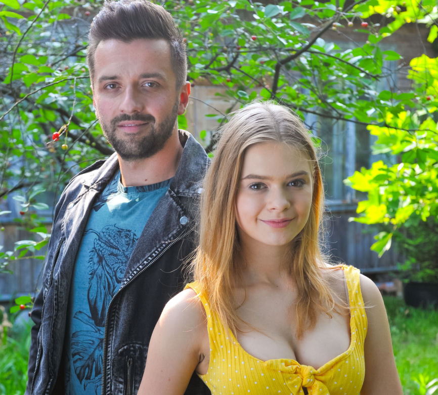 M jak miłość. Zosia (Julia Wróblewska), Eryk (Rafał Szatan)