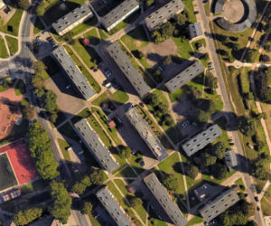 Szczecin w szczególe według Google Earth