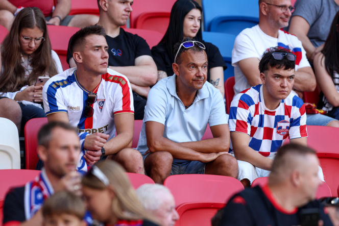 Górnik Zabrze - Ferencvaros: Zdjęcia kibiców z meczu 3. rundy eliminacji Ligi Europy