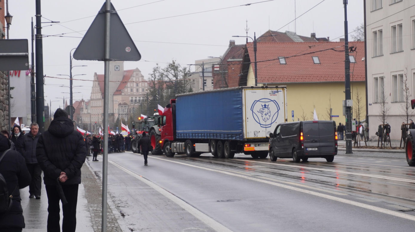 Protest rolników w Olsztynie, 20 lutego 