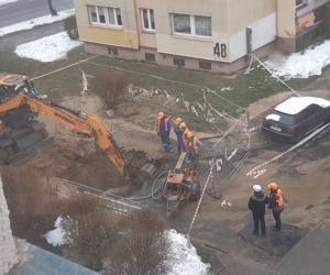 Wielka awaria wodociągowa na Retkini