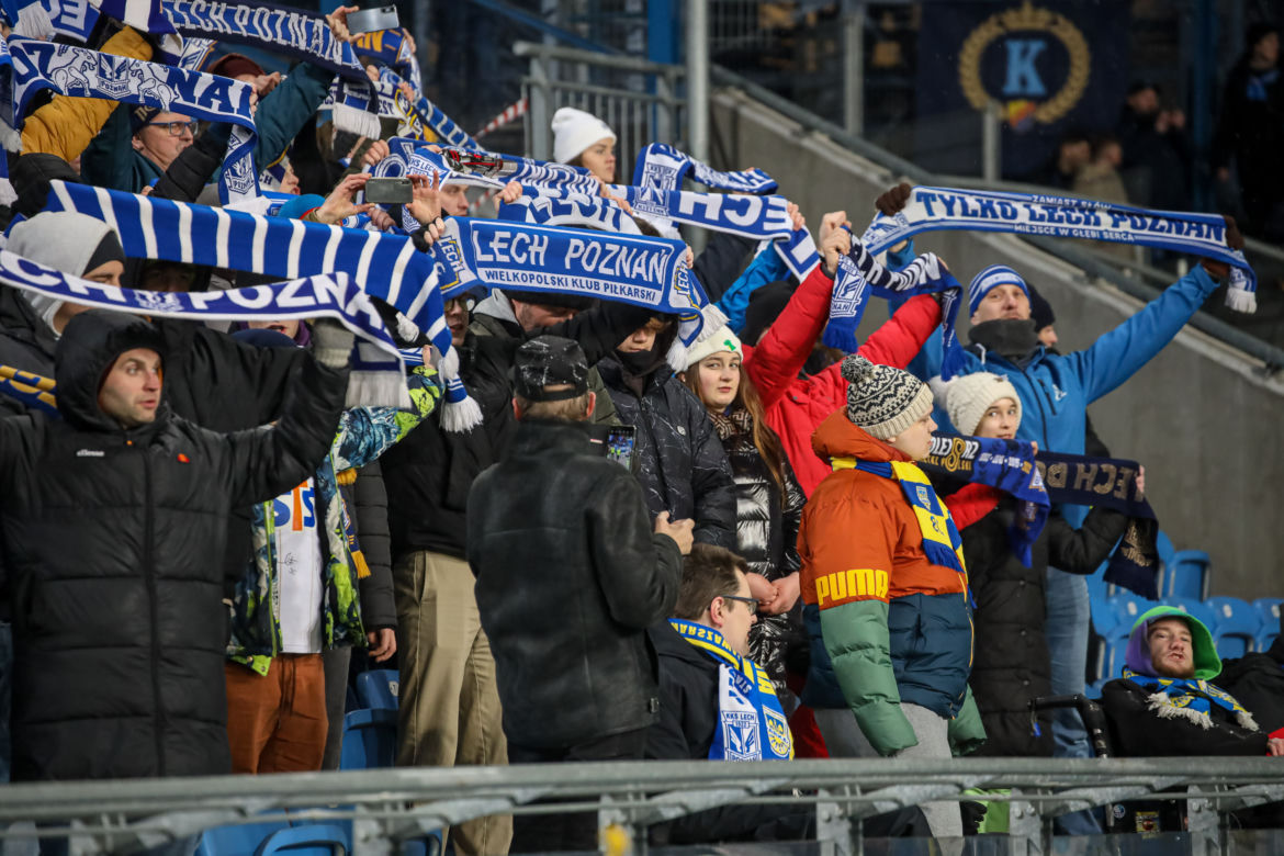 Tak bawili się kibice na meczu Lech Poznań - Djurgardens
