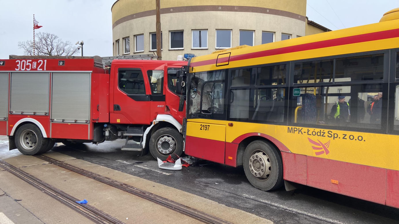 Groźny wypadek na Przybyszewskiego w Łodzi
