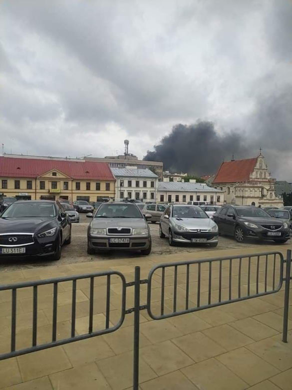 Pożar ul. Północna Lublin