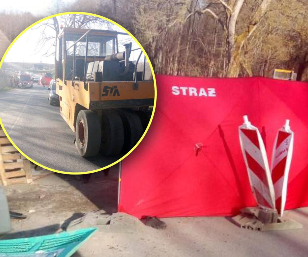 Stracił kontrolę nad walcem drogowym. 24-latka nie miała szans na przeżycie