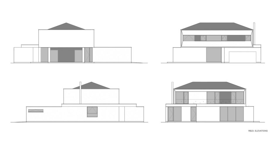 Dom RB23 pod Warszawą projektu biura Pawel Lis Architekci
