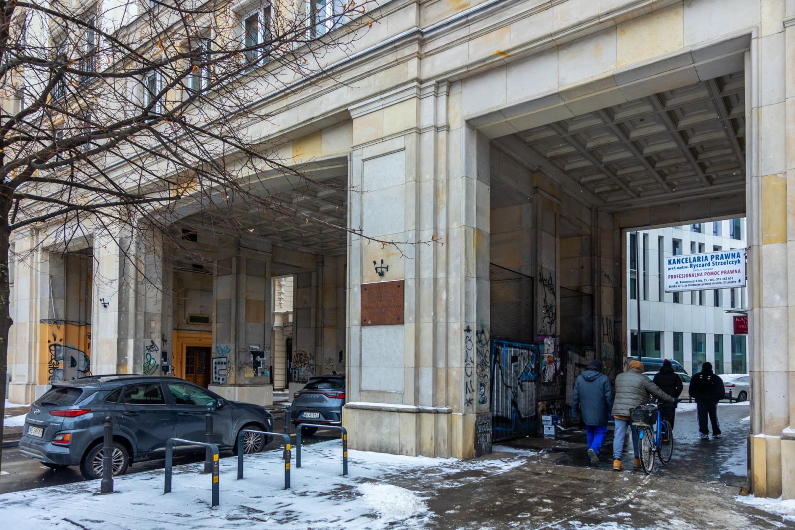 Graffiti w centrum Warszawy w 2026 r.