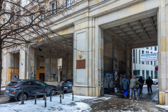 Graffiti w centrum Warszawy w 2026 r.