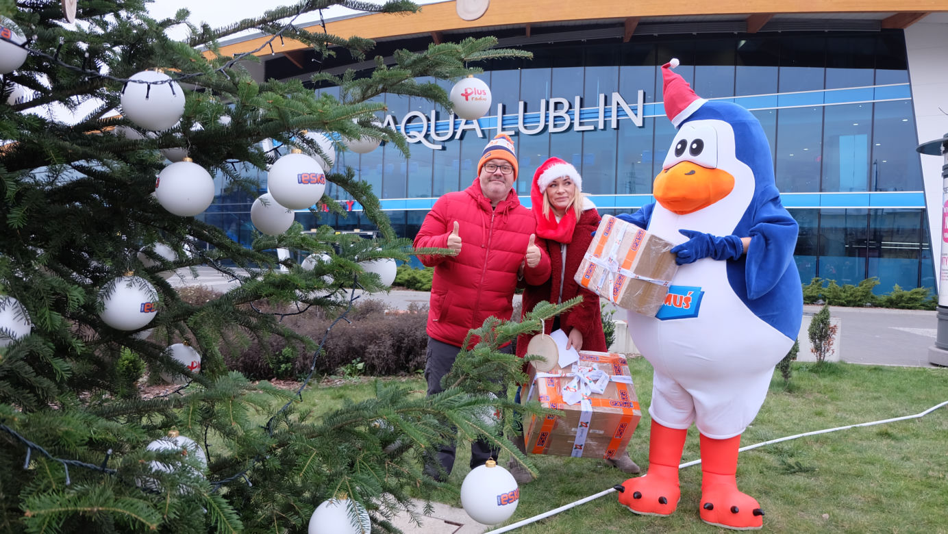 Eskowa choinka stanęła przez Aqua Lublin!