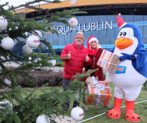 Eskowa choinka stanęła przez Aqua Lublin!