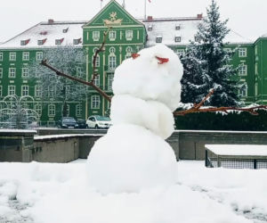 Pierwszy śnieg w Szczecinie