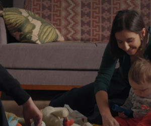 M jak miłość odc. 1927. Agnes (Amanda Mincewicz), Antoś, Paweł (Rafał Mroczek)