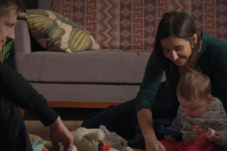 M jak miłość odc. 1927. Agnes (Amanda Mincewicz), Antoś, Paweł (Rafał Mroczek)