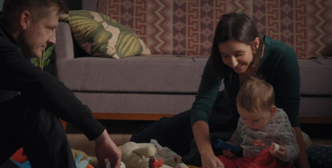 M jak miłość odc. 1927. Agnes (Amanda Mincewicz), Antoś, Paweł (Rafał Mroczek)