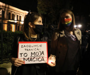 Protest kobiet w Warszawie