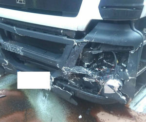 Wypadek w podbydgoskim Emilianowie! Droga jest całkowicie zablokowana!