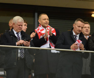 Znane osoby na meczu Polska - Albania w barażach o awans na Mistrzostwa Świata. Zobacz zdjęcia