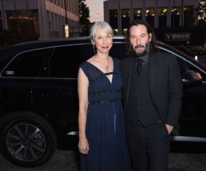 Keanu Reeves z partnerką