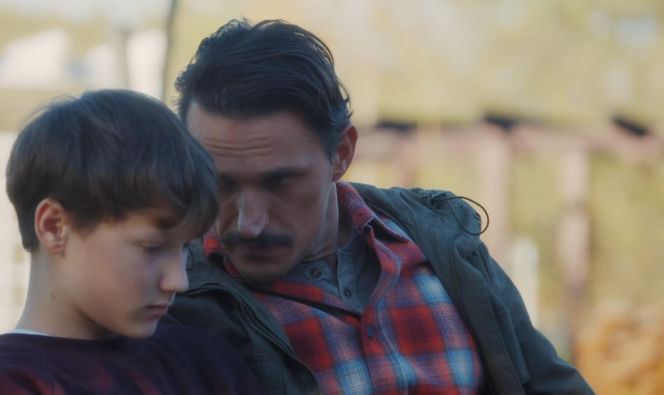 M jak miłość odc. 1921. Franek (Jarosław Śmigielski), jego ojczym (Marcin Sitek)