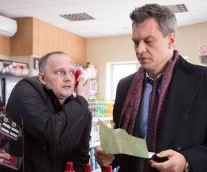 Na dobre i na złe odcinek 639. Andrzej Falkowicz (Michał Żebrowski), detektyw Kazik (Paweł Grabowski)