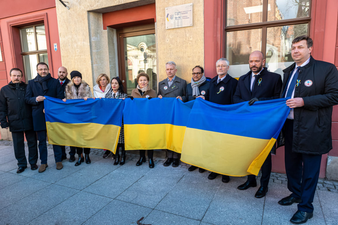 Wrocław solidarny z narodem ukraińskim. „Wrocław jest Waszym domem”