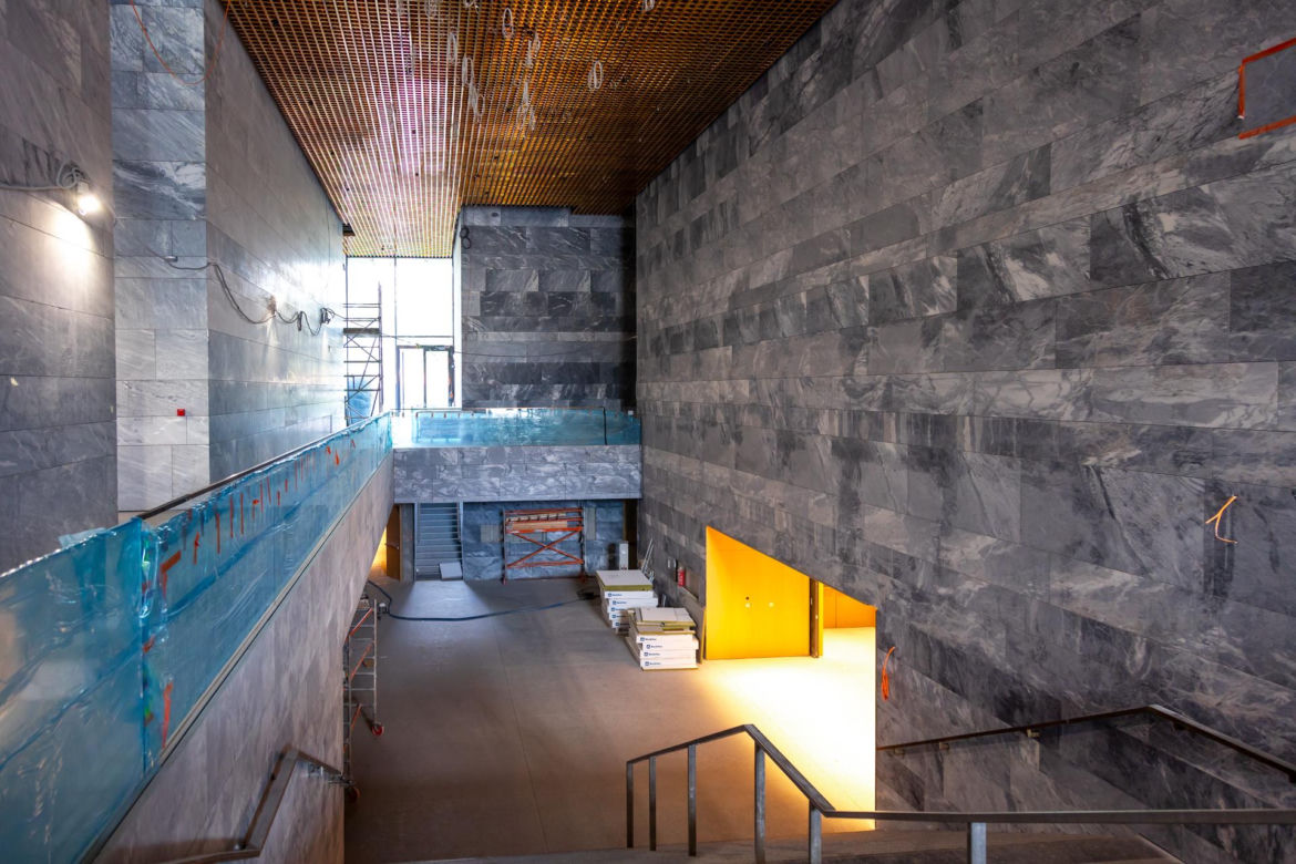 Wnętrza Muzeum Historii Polski – wejście do audytorium