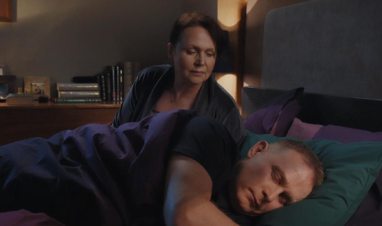 M jak miłość. Marysia (Małgorzata Pieńkowska), Artur Rogowski (Robert Moskwa)