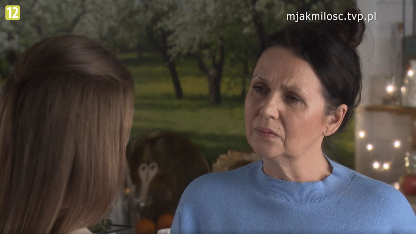 M jak miłość odc. 1674. Franka (Dominika Kachlik), Marysia (Małgorzata Pieńkowska)