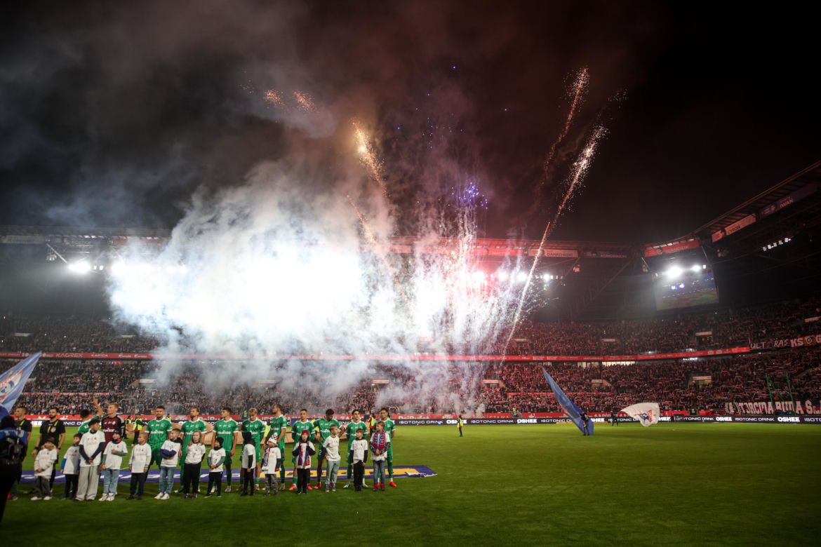 Górnik Zabrze - Legia Warszawa: Zdjęcia kibiców i zawodników z hitu 13. kolejki PKO BP Ekstraklasy