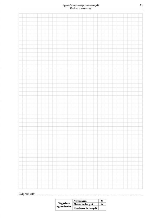 Matura 2014 matematyka poziom rozszerzony