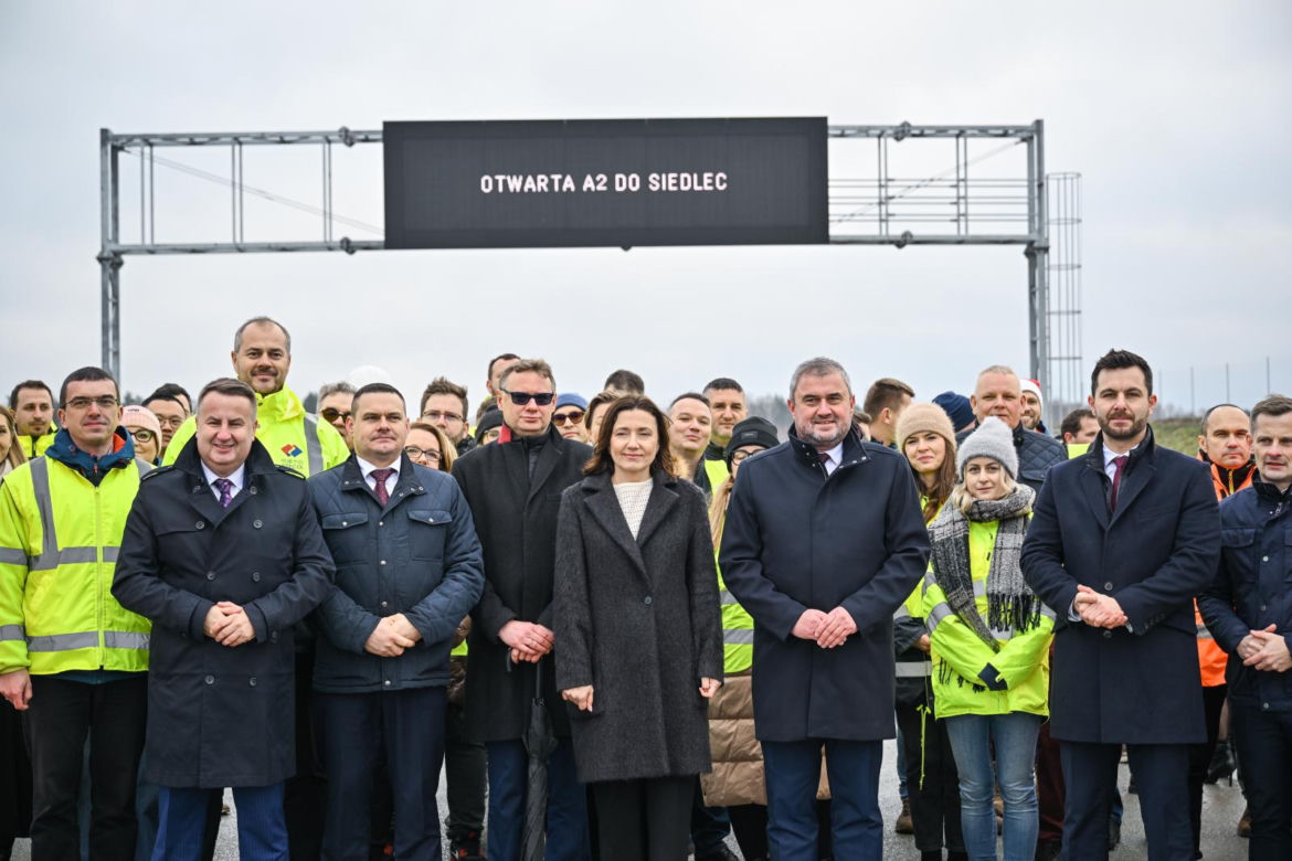 Otwarcie odcinka autostrady A2 Groszki - Siedlce Zachód (18.12.2024)
