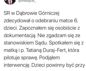 Chcą mi zabrać dzieci bo jestem biedna