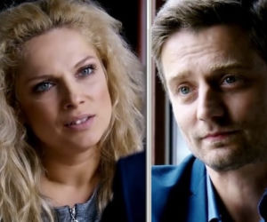Przyjaciółki 8 sezon odc. 91. Patrycja (Joanna Liszowska), Michał (Marcin Rogacewicz)