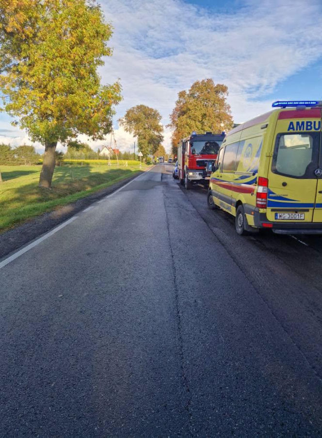 Tragiczny wypadek na DW-807 w powiecie garwolińskim