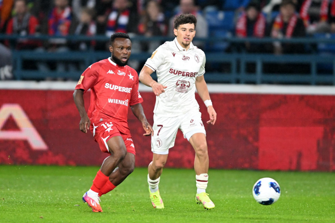 Wisła Kraków - Jagiellonia Białystok; Zdjęcia kibiców i zawodników z meczu 8. kolejki PKO BP Ekstraklasy