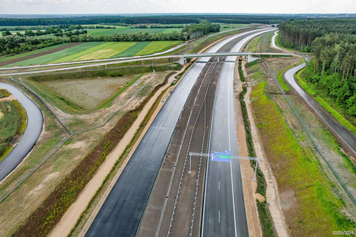 Tak wygląda plac budowy autostrady A2 od węzła Siedlce Zachód do węzła Siedlce Południe 