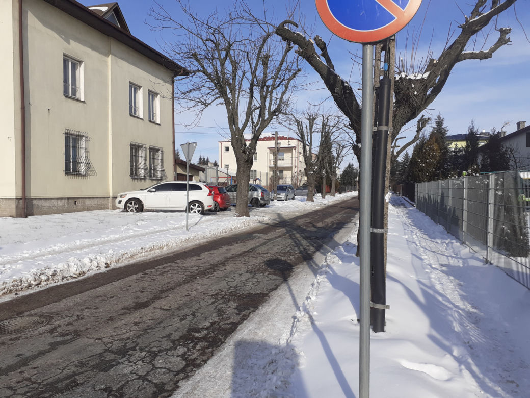 Jak wyglądała okolica ulicy Prusa w Siedlcach w połowie lutego 2021