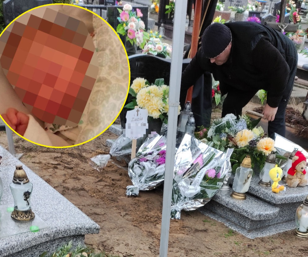 Zakatowana Zuzia jest już wśród aniołków. Widok maleńkiej urny łamie serce. Zapis relacji