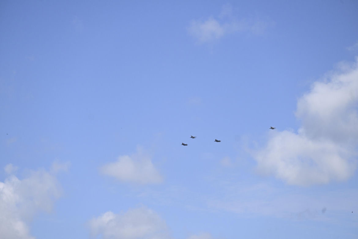 Nad Polską przeleciały ultranowoczesne myśliwce F-35!