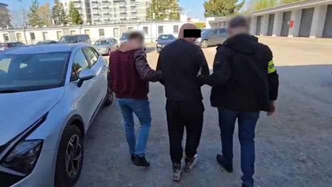 Zatrzymany na parkingu w Lublinie