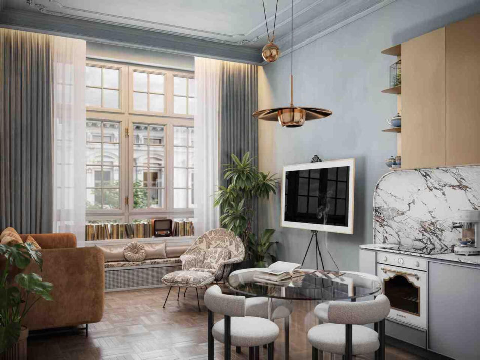 Styl Modern Classic - projekt Hanna Pietras