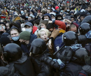 Protesty w Rosji po aresztowaniu Aleksieja Nawalnego