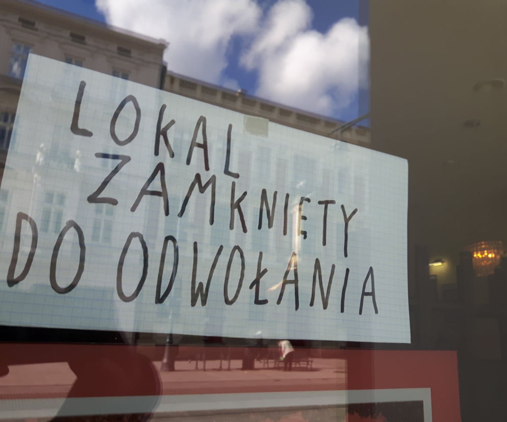 Zamknięte lokale na Piotrkowskiej