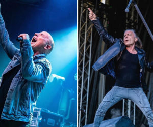 Były wokalista formacji Anthrax podziwia mocno Bruce'a Dickinsona. Jego poziom energii jest niesamowity 