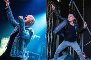 Były wokalista formacji Anthrax podziwia mocno Bruce'a Dickinsona. Jego poziom energii jest niesamowity 