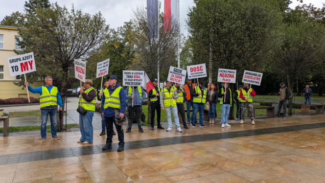 Pikieta przed Grupą Azoty