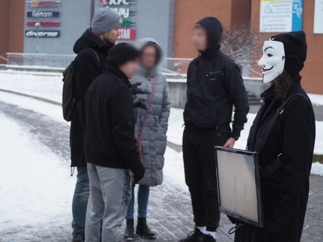 W Grudziądzu manifestowali aktywiści na rzecz zwierząt